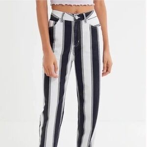 Urban outfitters Striped Black and White Women's Pants